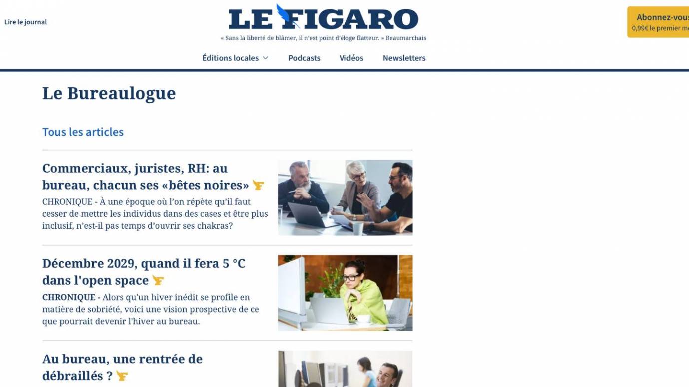 Le bureaulogue, avec Quentin Périnel du Figaro
