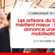 Les artisans du bâtiment méritent mieux : la CAPEB annonce une forte mobilisation le 17 décembre 