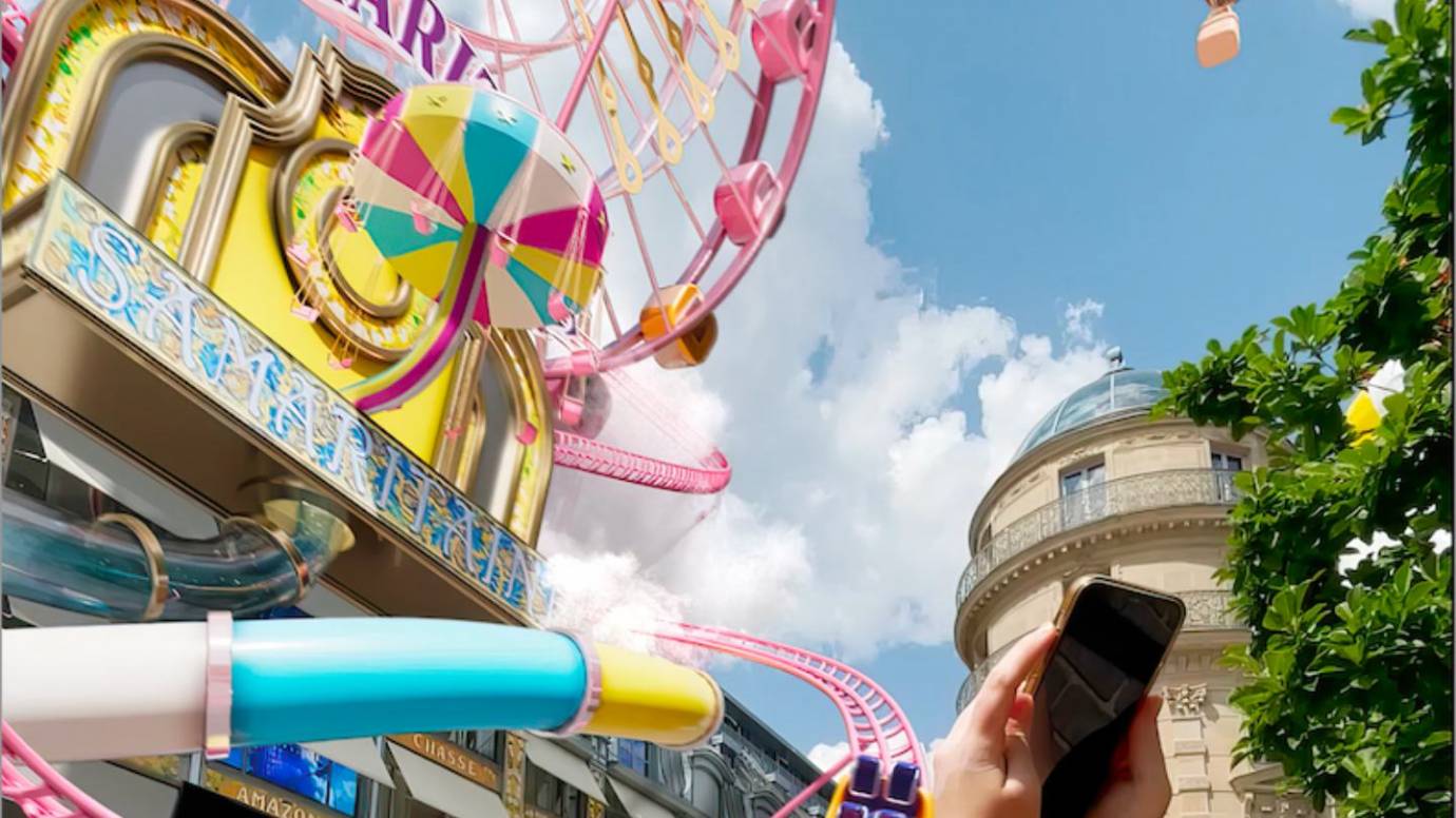 La façade historique de la Samaritaine réinventée