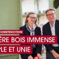 La filière bois, immense, multiple et unie au FBC – Nicole Valkyser Bergmann et Philippe Denavit, Groupe Malvaux