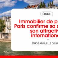 Immobilier de prestige : Paris confirme sa stabilité et son attractivité internationale