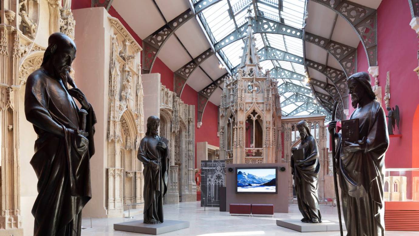 Cité de l’Architecture et du Patrimoine - Les chantiers de Notre-Dame mis en lumière 