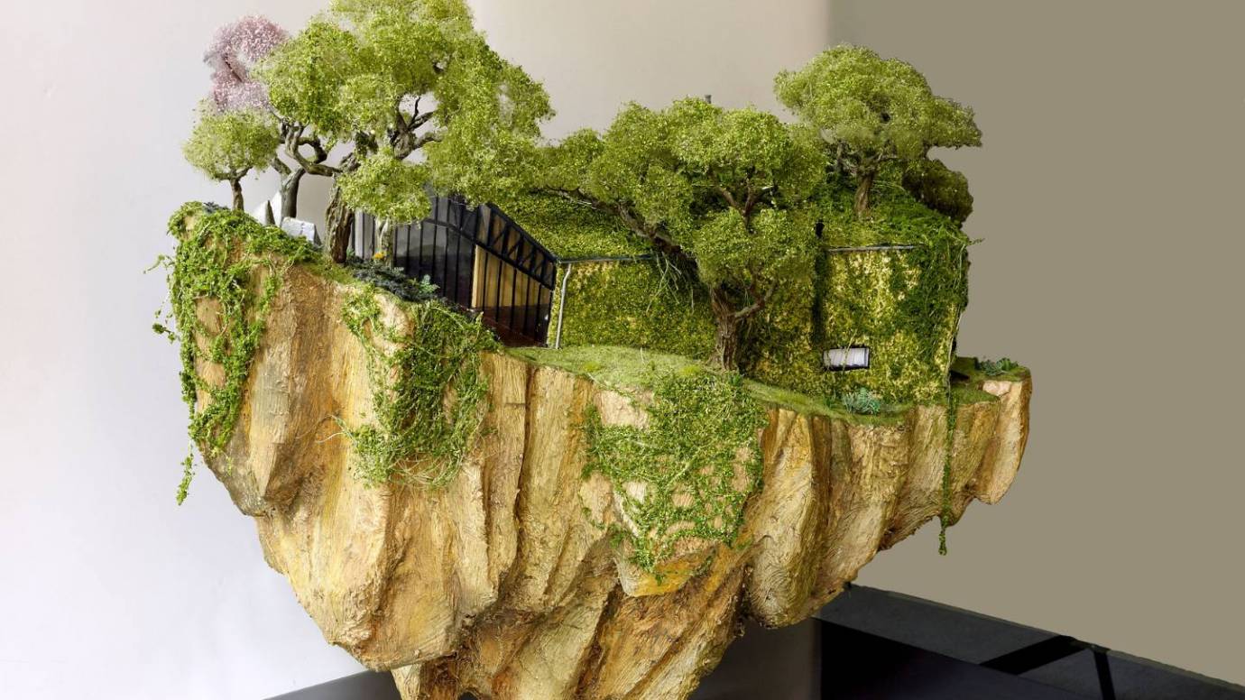 Cabanes d'architectes au Donjon de Vez