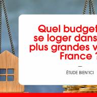 Quel budget pour se loger dans les 11 plus grandes villes de France ? Étude Bien’ici