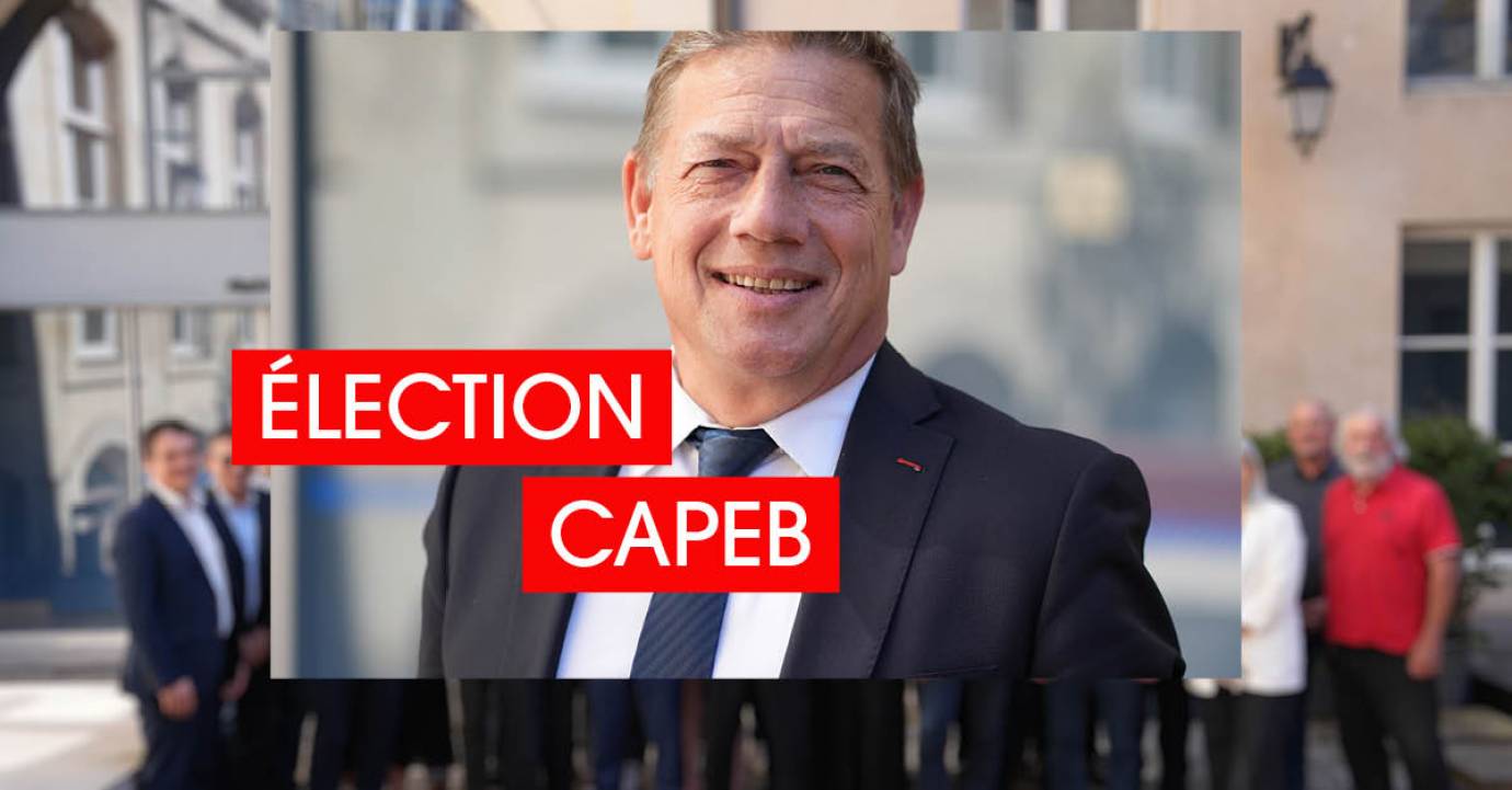 Jean-Christophe Repon, réélu Président de la CAPEB pour un troisième mandat 